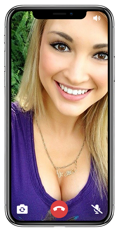 Image de téléphone avec membre sexy en webcam